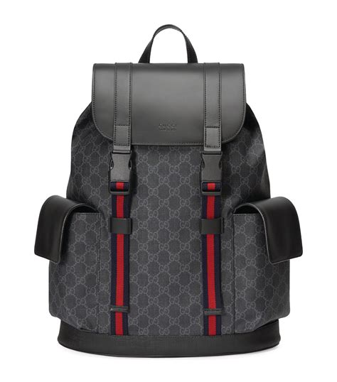 gucci mens backpack|gucci leather backpacks for men.